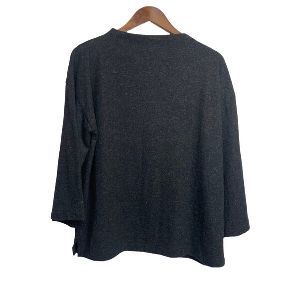 Banana Republic Gray Sparkle Mock Neck Sweater NWT - Picture 1 of 9